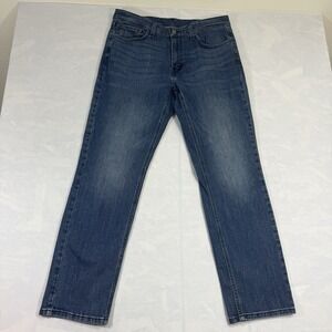 Levis Jeans Mens 34 x 34 Blue Denim 541 Athletic Fit Taper Stretch Mid Rise